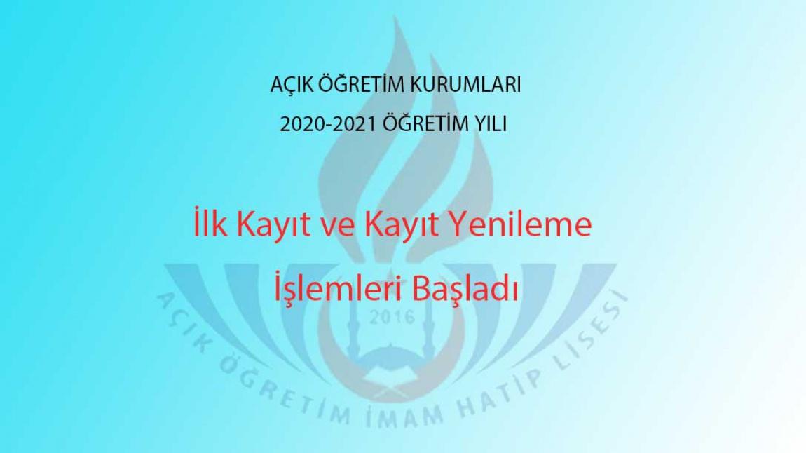 2020 2021 1 donem ilk kayit ve kayit yenileme islemleri basladi karatay ali ulvi kurucu anadolu imam hatip lisesi